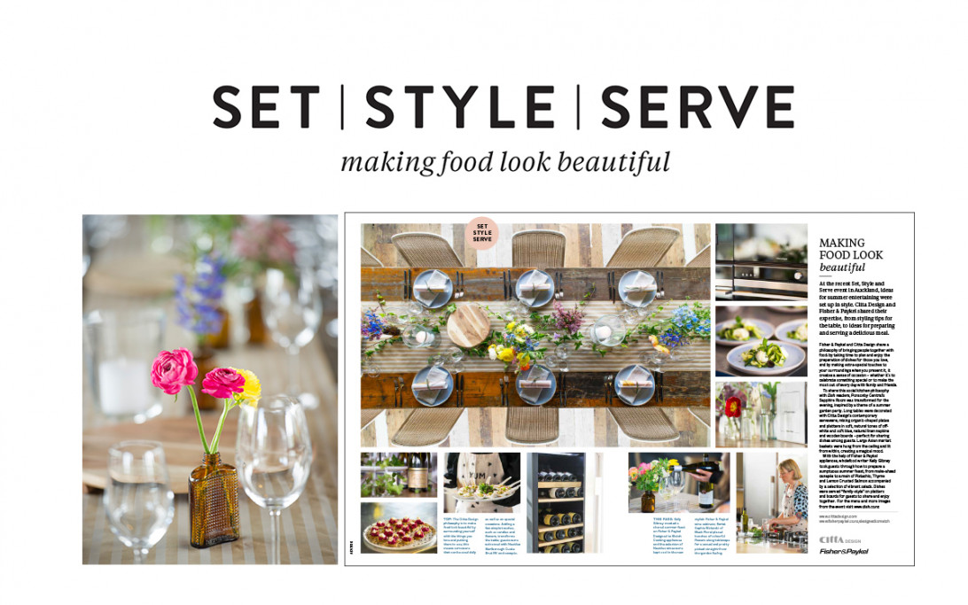 Latest ‘‘Set, Style, Serve: Making Food Look Beautiful’’ cover